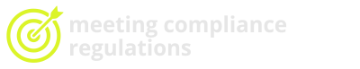 Meeting compliance regulations